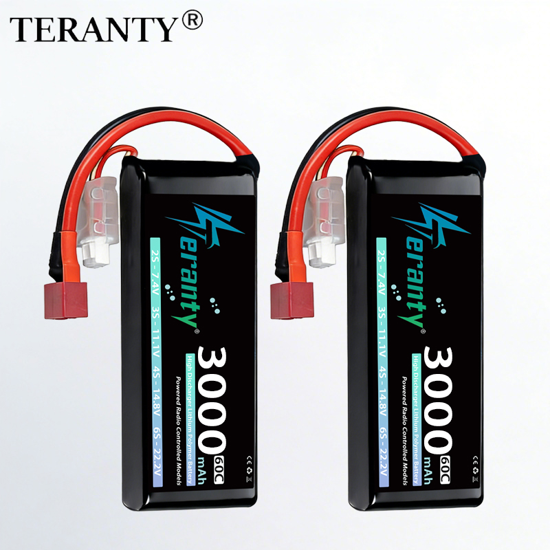 Rc Hobby Usa - TERANTY 2S 3000mAh Bateria Lipo 7.4V
