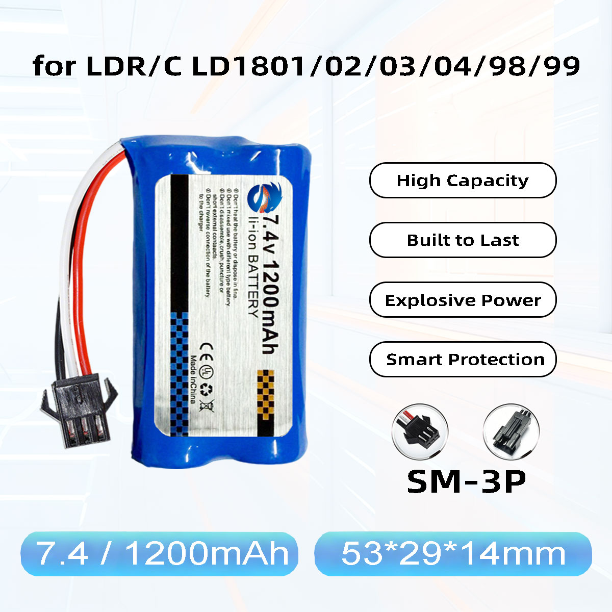 Rc Hobby Factory - Akumulator Li-Ion Skymaker 2S 7.4V 1200mAh