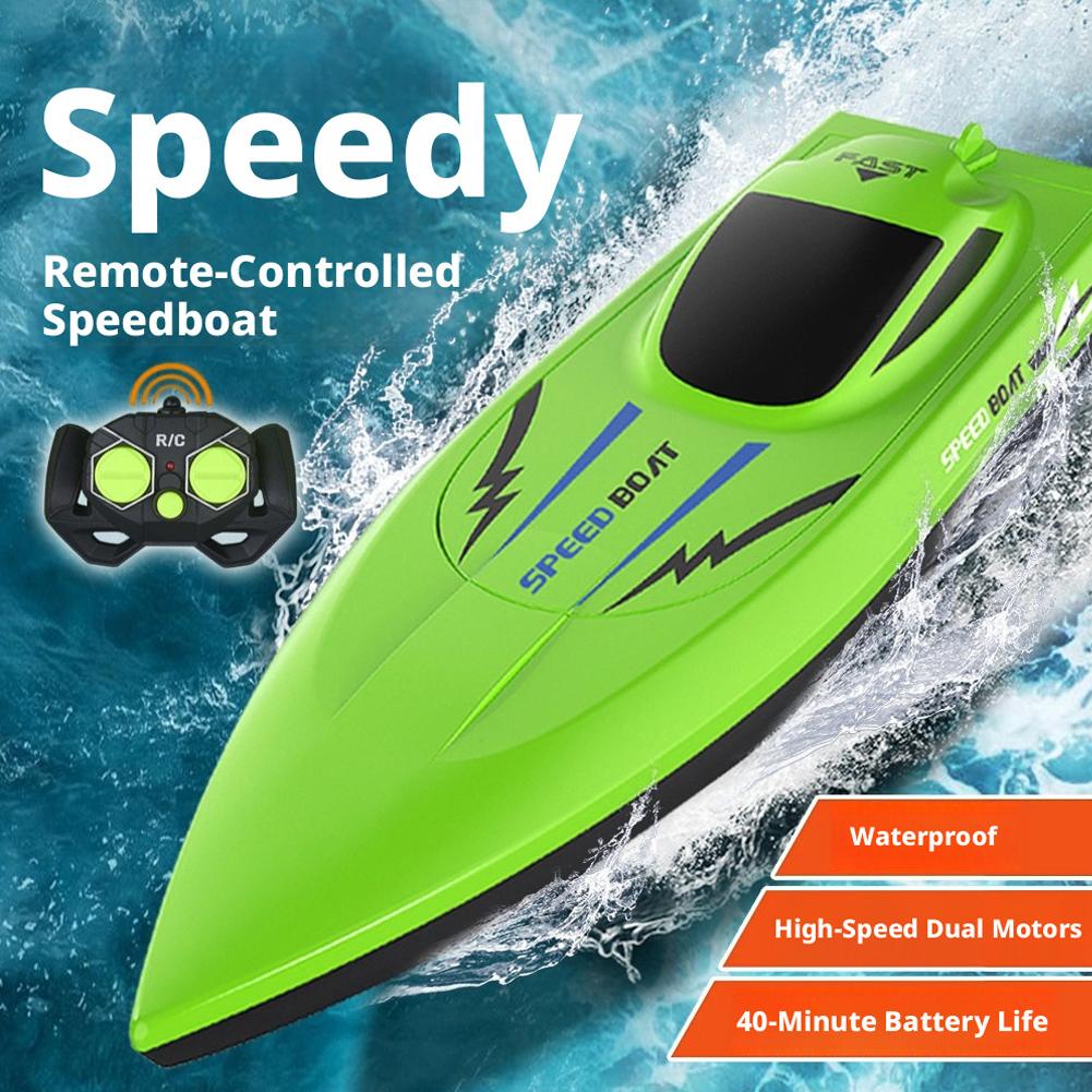 Rc Hobby Grade Boat - Szybka łódka RC z dwoma silnikami,