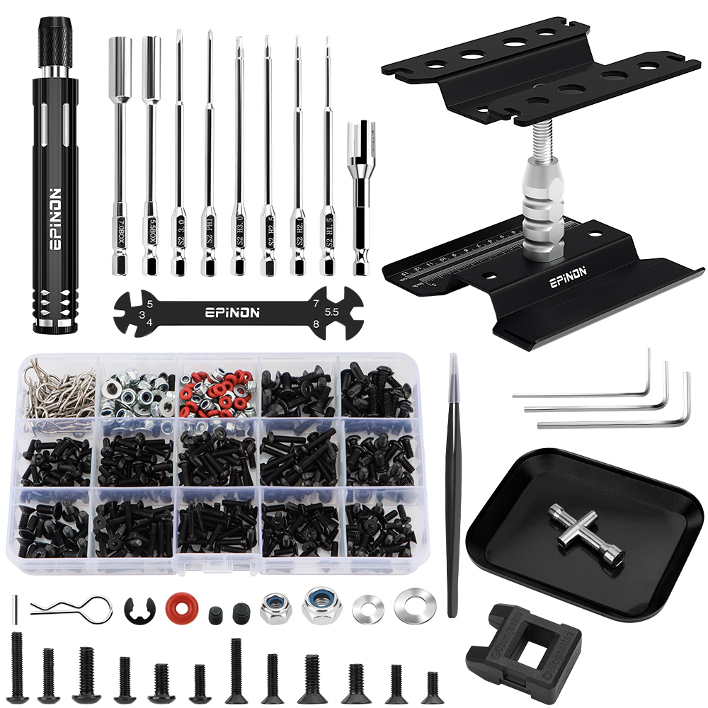 Rc Hobby Electric Screwdriver - Stojak serwisowy EPINON do naprawy samochodów