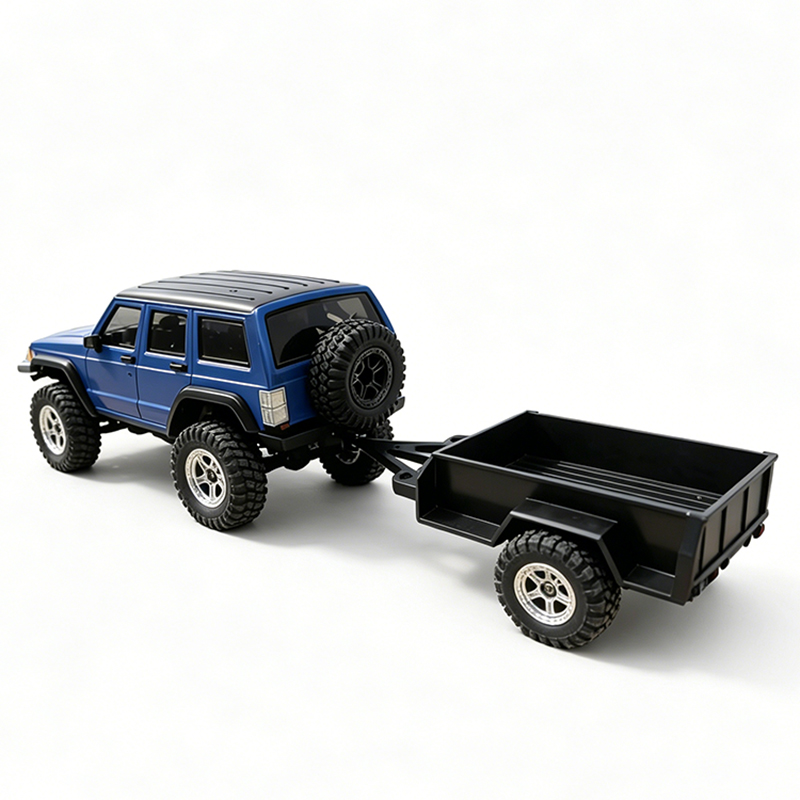 Hobby Rc Van - 2-kołowy / 4-kołowy przyczepa z tylnym