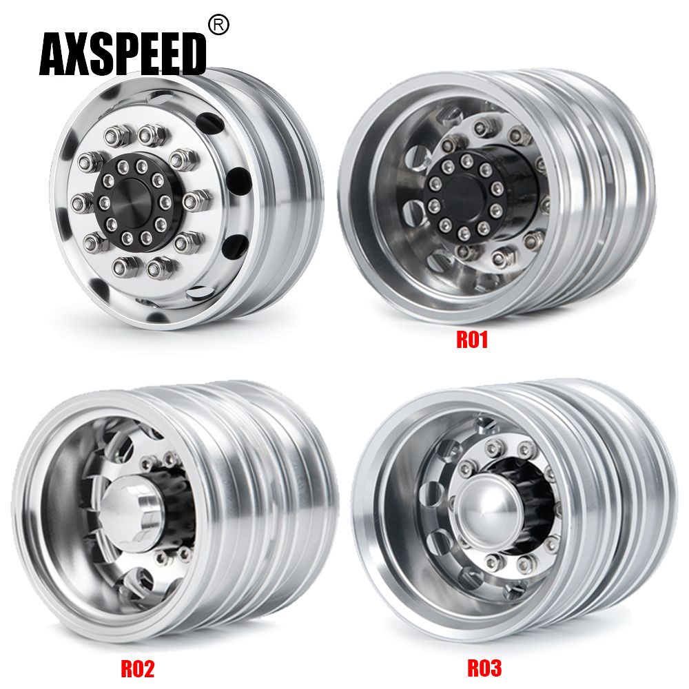 Hobby Rc Van - AXSPEED Alu Alloy przednie/tylne felgi Beadlock