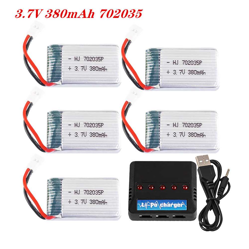 Rc Hobby Usa - 3.7V 380mah 702035 bateria Lipo akumulator