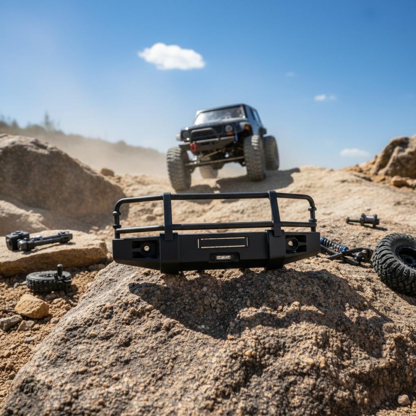 Rc Hobby Usa - Przedni zderzak do RC Crawlera, ulepszenie