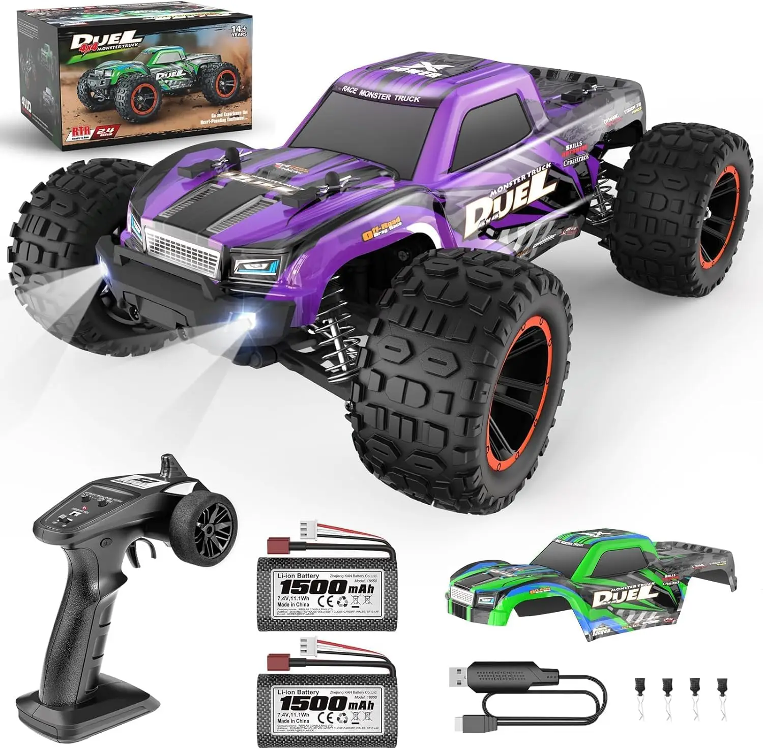 Rc Hobby Monster Truck - Ciężarówki RC w skali 1:14, szybki