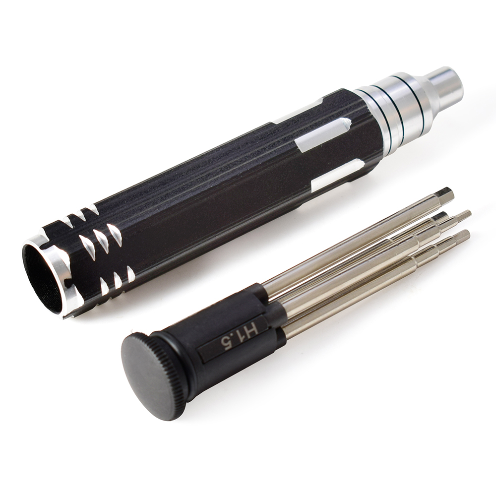 Rc Hobby Electric Screwdriver - Uniwersalny zestaw metalowych wkrętaków sześciokątnych 4