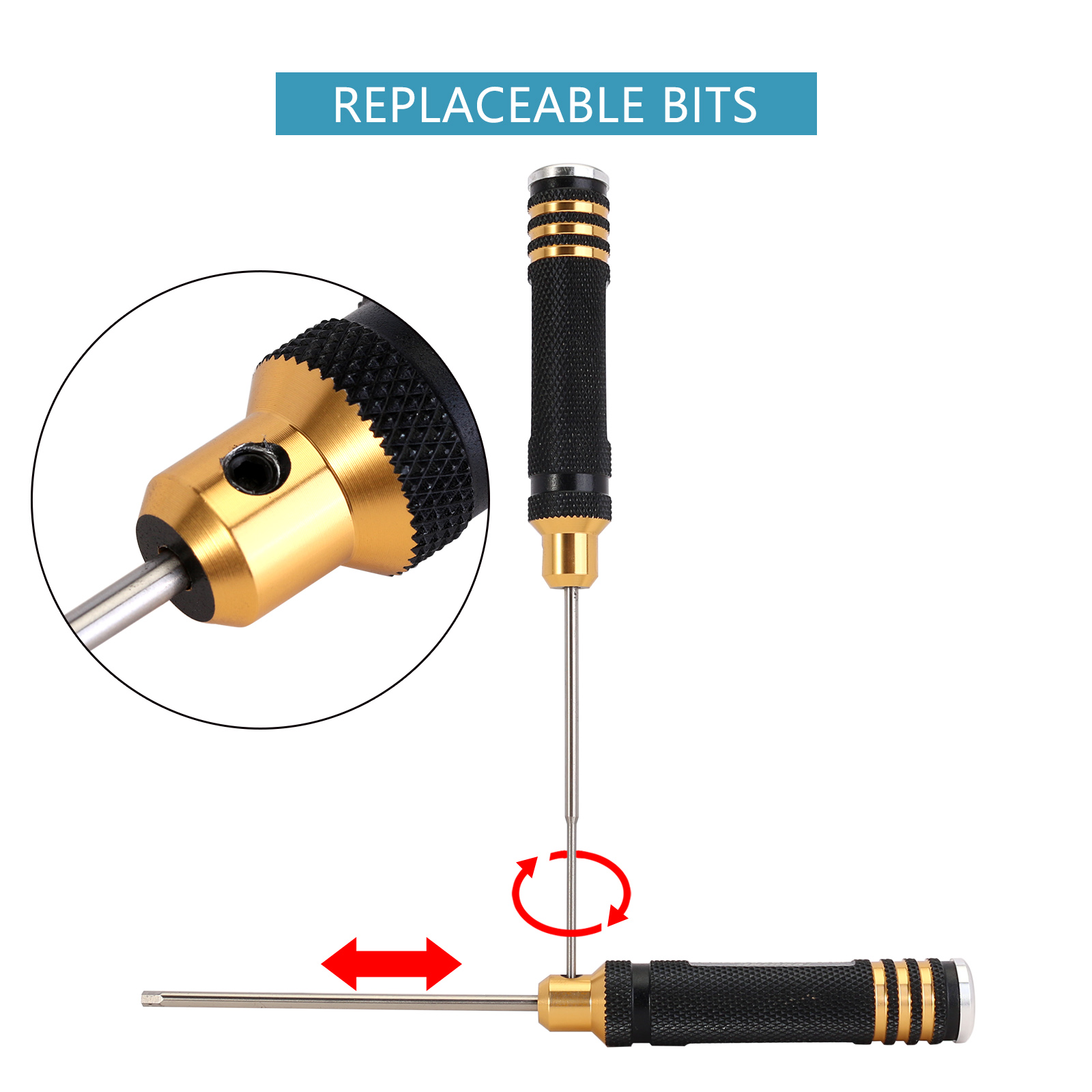 INJORA 7 sztuk zestaw wkrętakó – Rc Hobby Electric Screwdriver recenzja i cena
