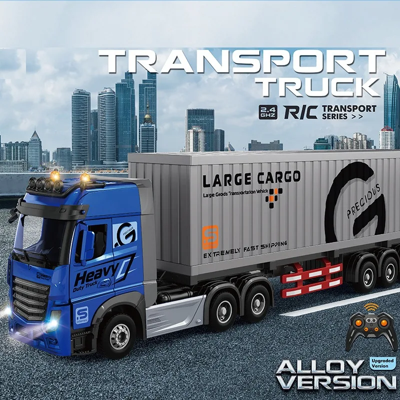 RC Car Big RC Container Truck  – Hobby Rc Van recenzja i cena