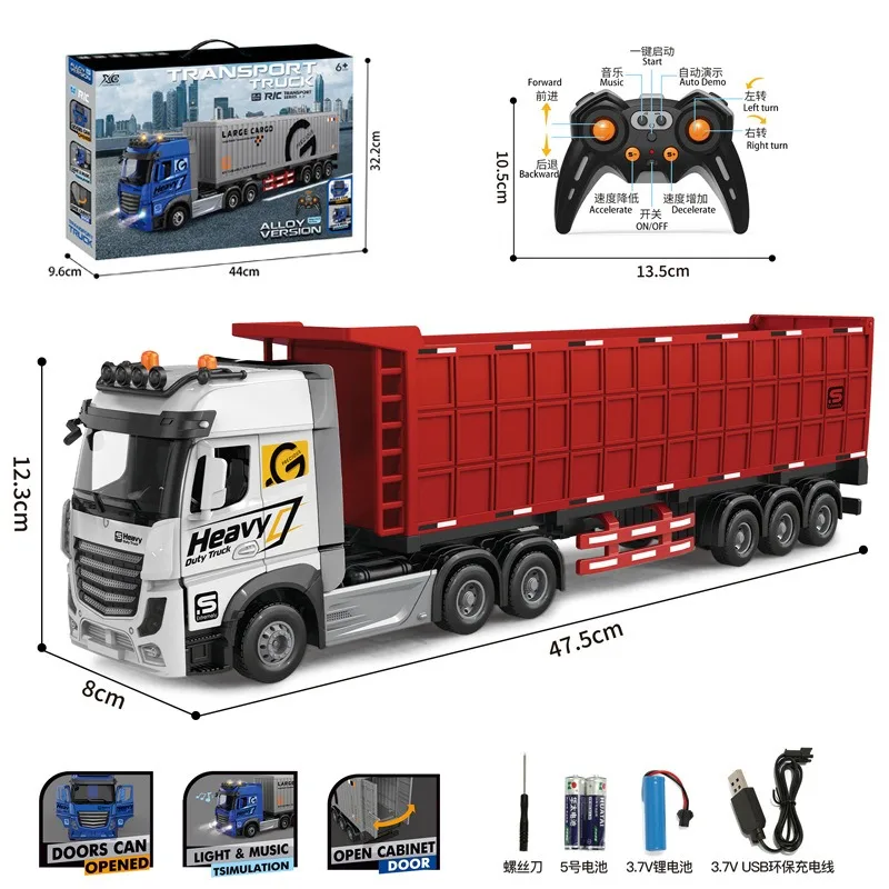 RC Car Big RC Container Truck  – Hobby Rc Van recenzja i cena