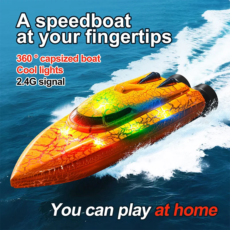 Mini łódka RC 2.4G ze światłam – Rc Hobby Grade Boat recenzja i cena